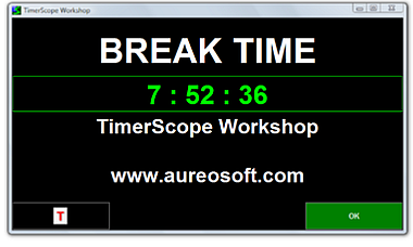 TimerScope Workshop - Janela de intervalo
